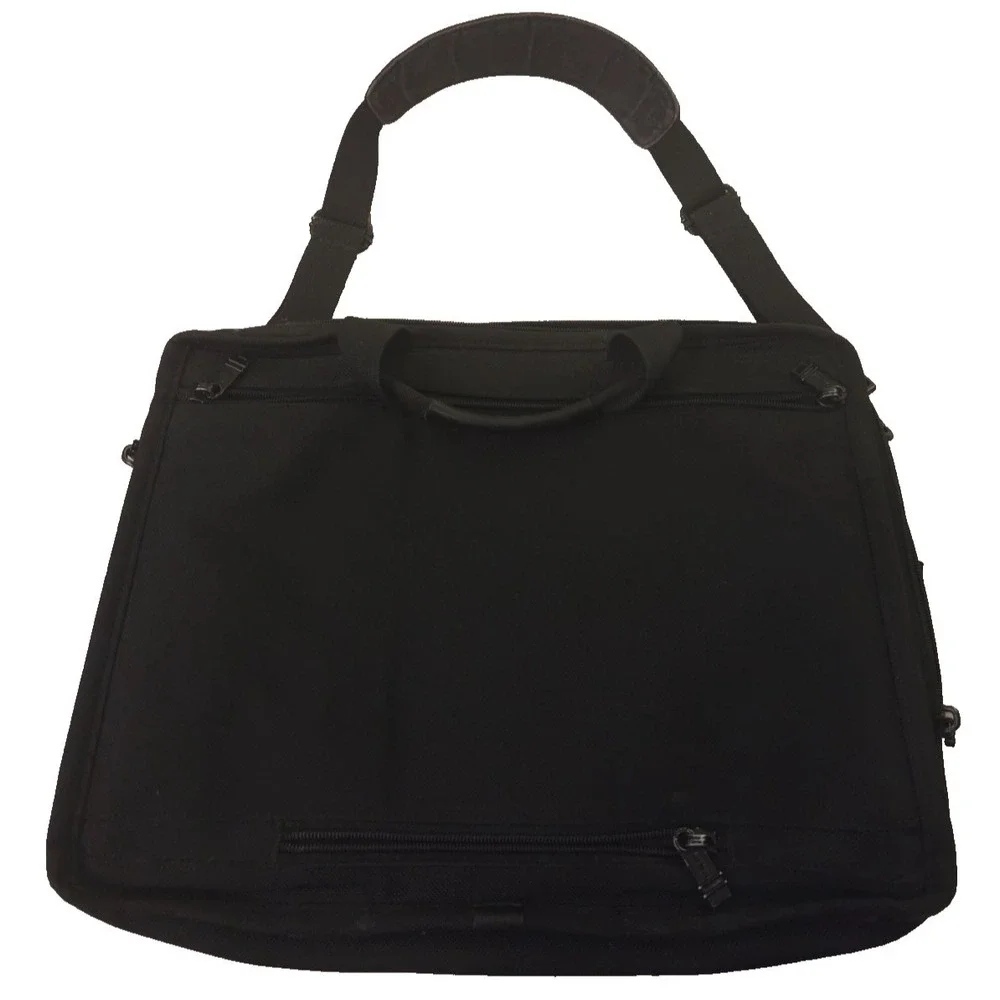 TUMI Alpha Expandable Ballistic Nylon Laptop Briefcase Organizer Black Shoulder